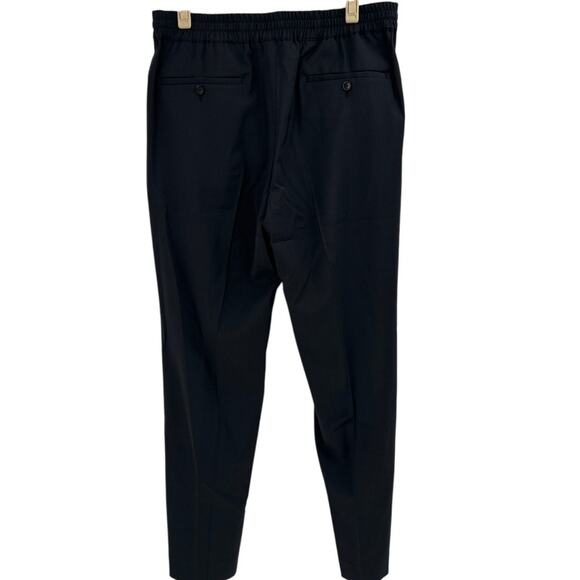 Sandro Paris Men's Fonte New Alpha Elasticated Straight-Leg Pants Size 46 | XXL - Picture 4 of 12